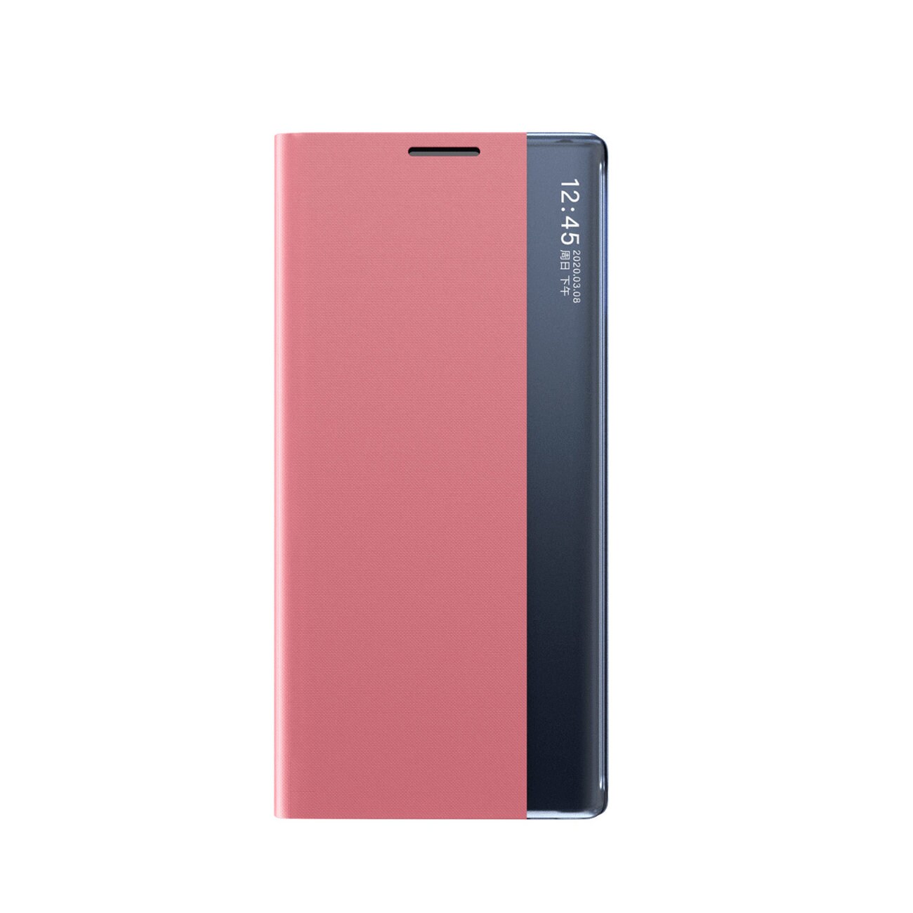 Nyt Sleep Case til Samsung Galaxy S23+ cover med flipstativ pink