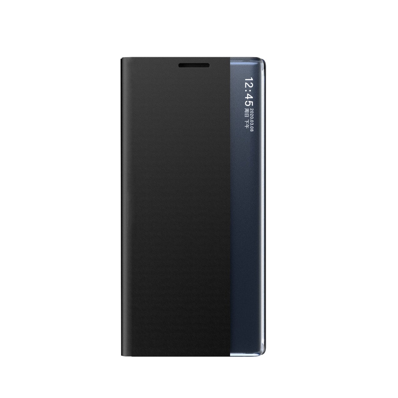 Nyt Sleep Case-etui til Samsung Galaxy S23+ cover med flipstativ sort