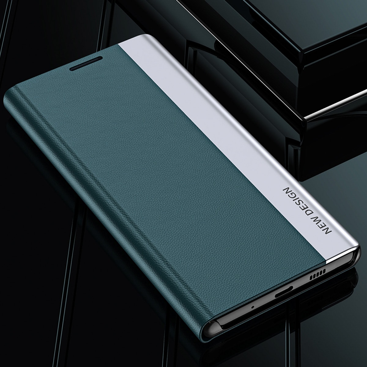 Sleep Case Pro-etui til Samsung Galaxy S23+ med flipstativ blå