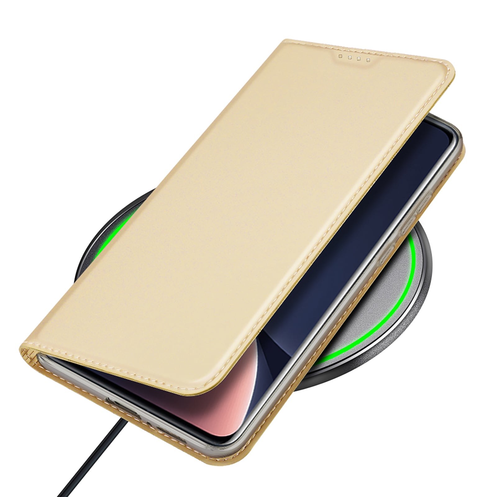 Dux Ducis Skin Pro-etui Xiaomi 13 Pro Flip Card Wallet Gold Stand
