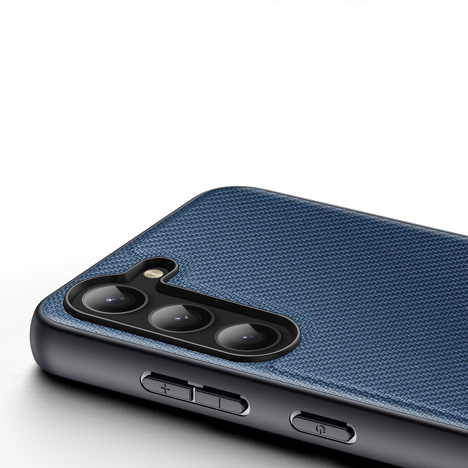Dux Ducis Fino etui Samsung Galaxy S23+ cover med silikoneramme blå