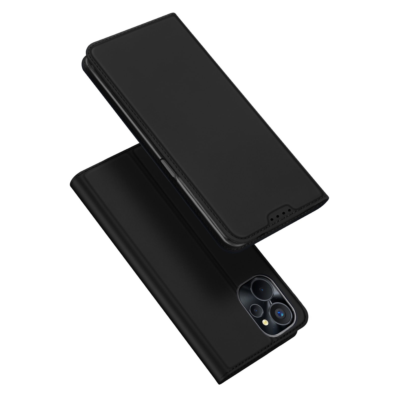 Dux Ducis Skin Pro-fodral för Realme 10 5G / Realme 9i 5G Cover Flip Card Wallet Stand Black
