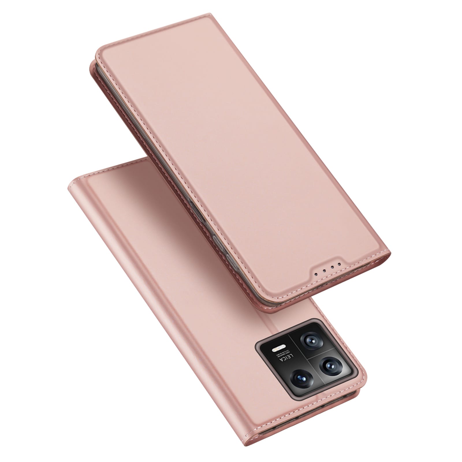 Dux Ducis Skin Pro Fodral Xiaomi 13 Flip Card Plånbok Stativ Rosa