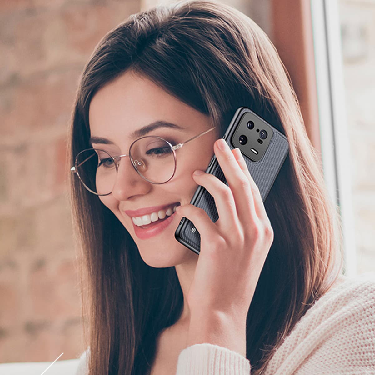 Dux Ducis Fino etui til Xiaomi 13 Pro cover med silikoneramme blå