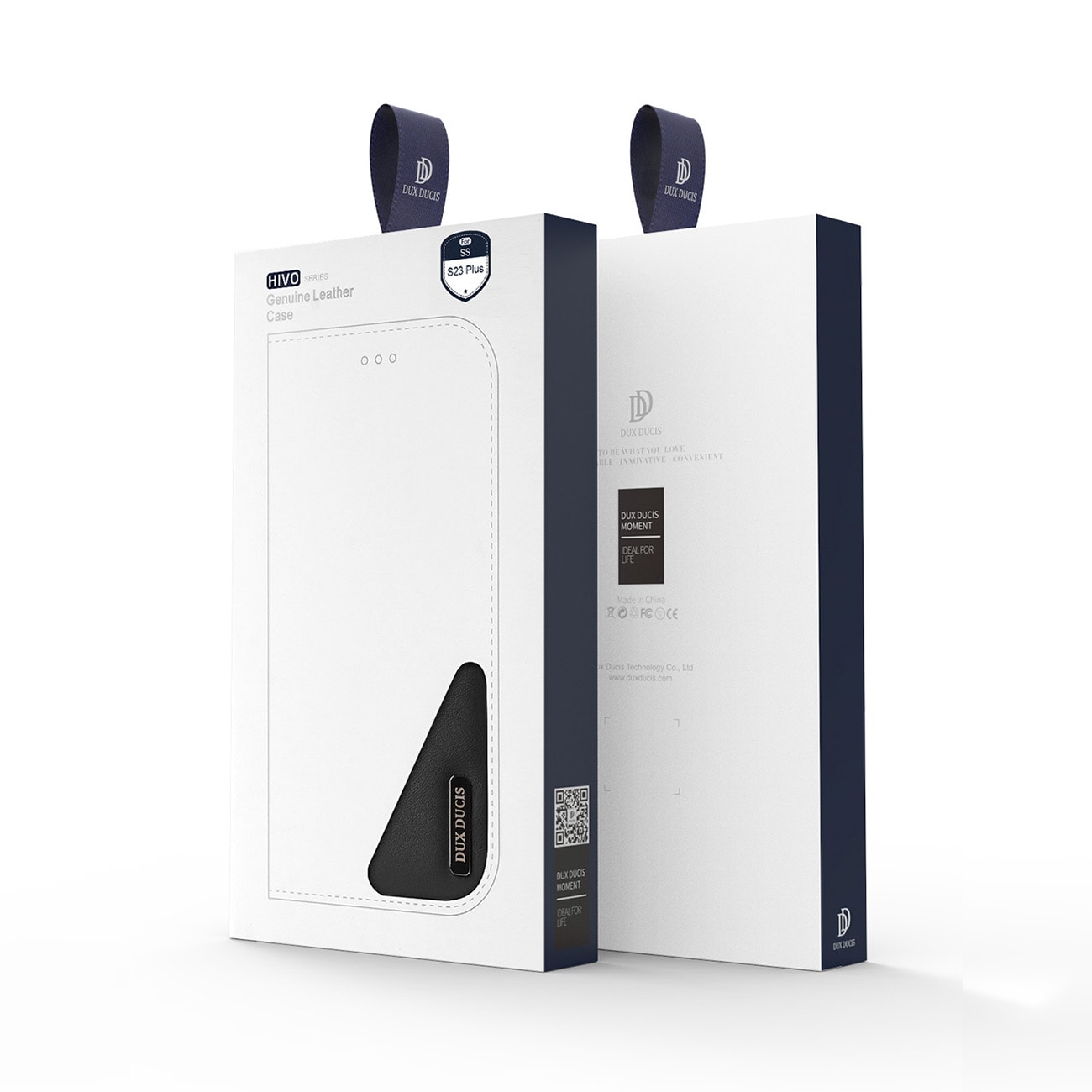 Dux Ducis Hivo fodral Samsung Galaxy S23+ flipfodral plånbok stativ RFID blockerare svart