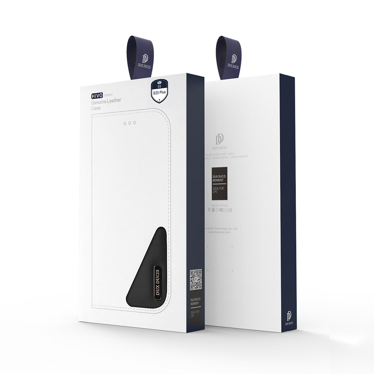 Dux Ducis Hivo fodral Samsung Galaxy S23+ flip cover plånbok stativ RFID blockering brun