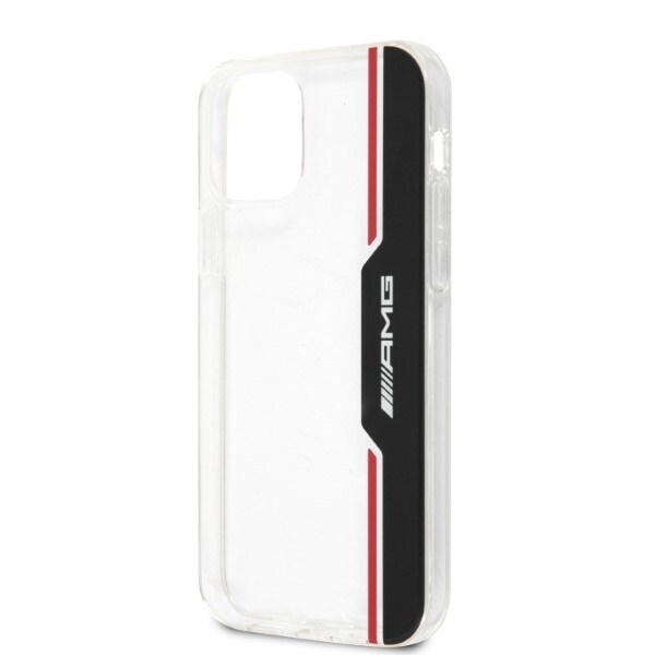 AMG Electroplate Vertikalt fodral för iPhone 12 / iPhone 12 Pro - transparent