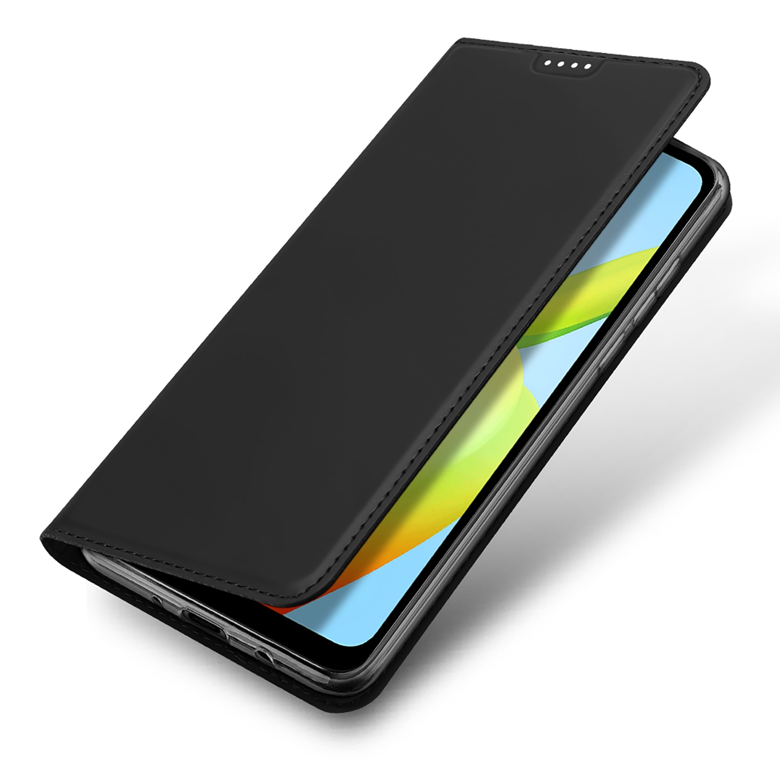 Dux Ducis Skin Pro-etui til Xiaomi Redmi A1+ Flip Card Wallet Stand Sort