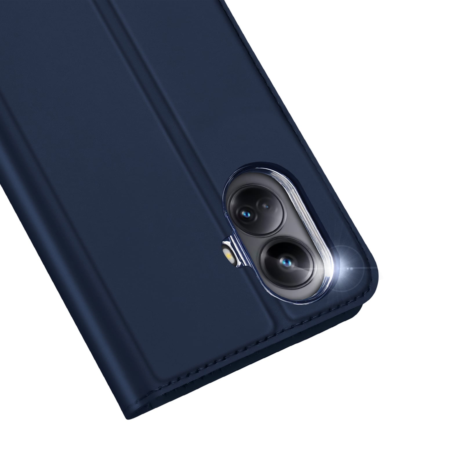 Dux Ducis Skin Pro-etui til Realme 10 Pro Flip Card Wallet Stand Blue