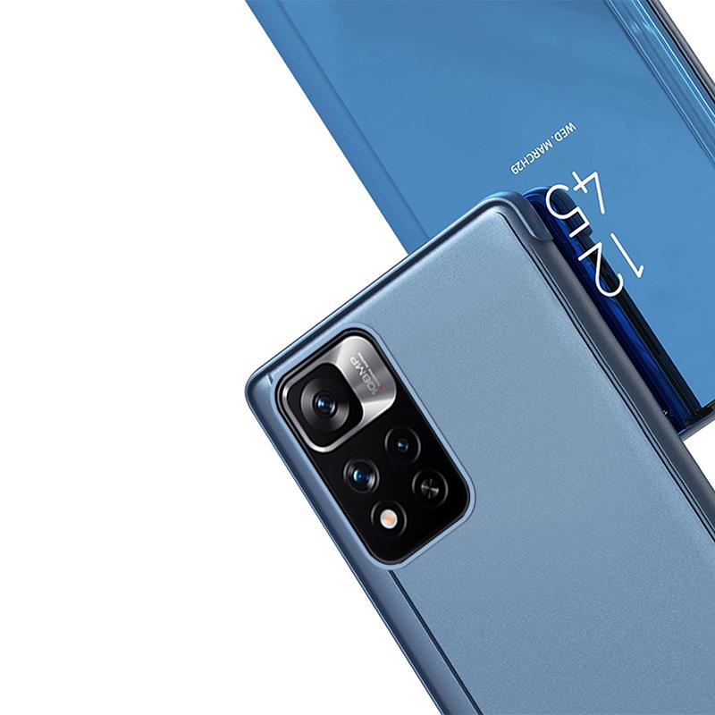 Clear View Case-etui til Realme 10 flip cover sort