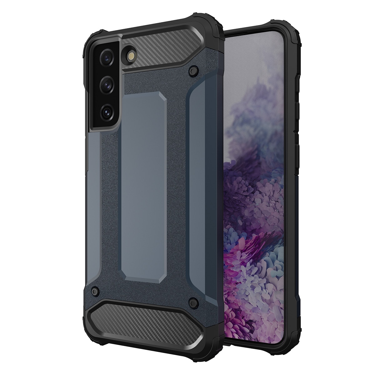 Hybrid Armor-fodral för Samsung Galaxy S23+ bepansrat hybridfodral blå