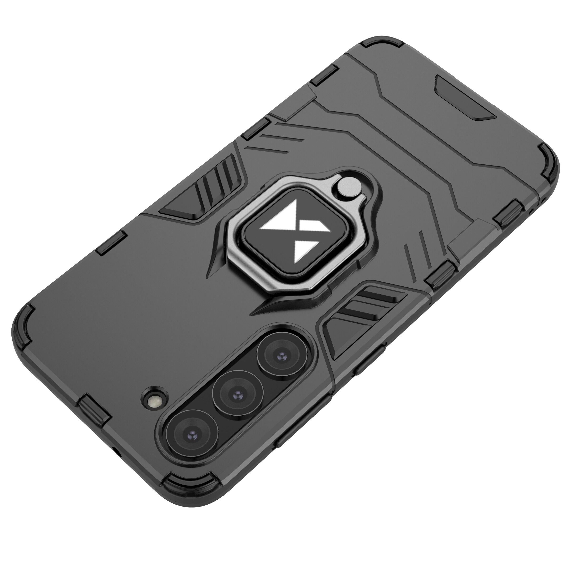 Wozinsky Ring Armor fodral för Samsung Galaxy S23 pansarskydd magnetisk hållare ring svart