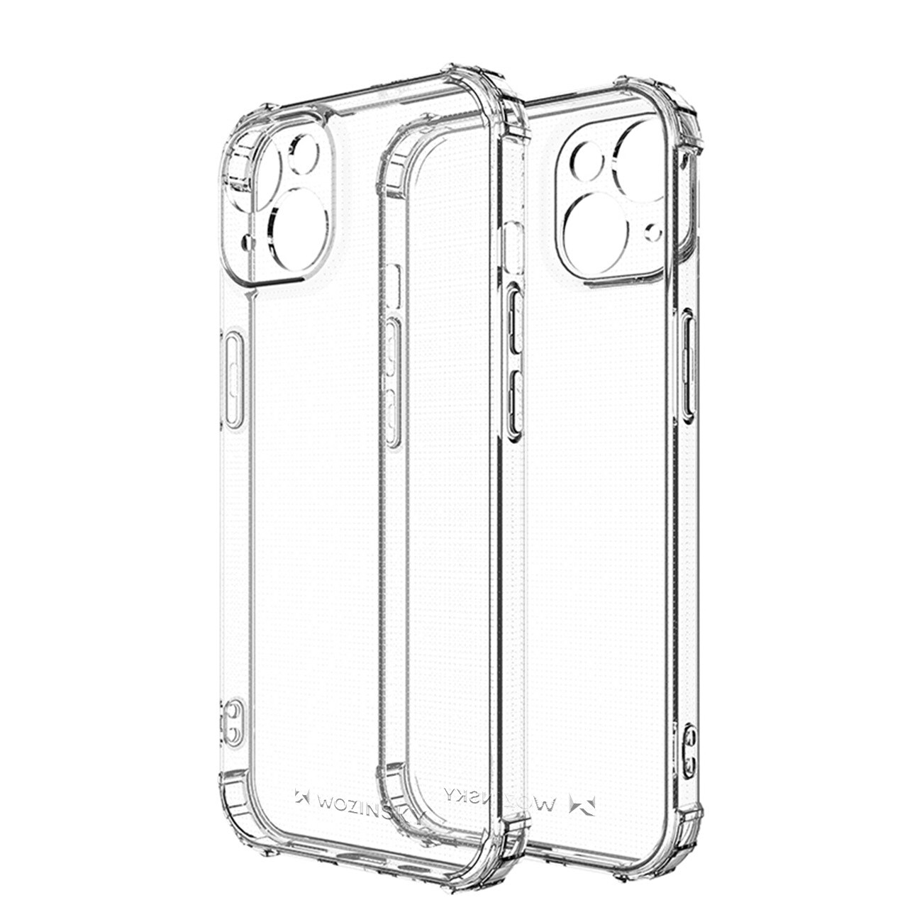 Wozinsky Anti Shock-fodral för iPhone 14 Plus transparent transparent fodral