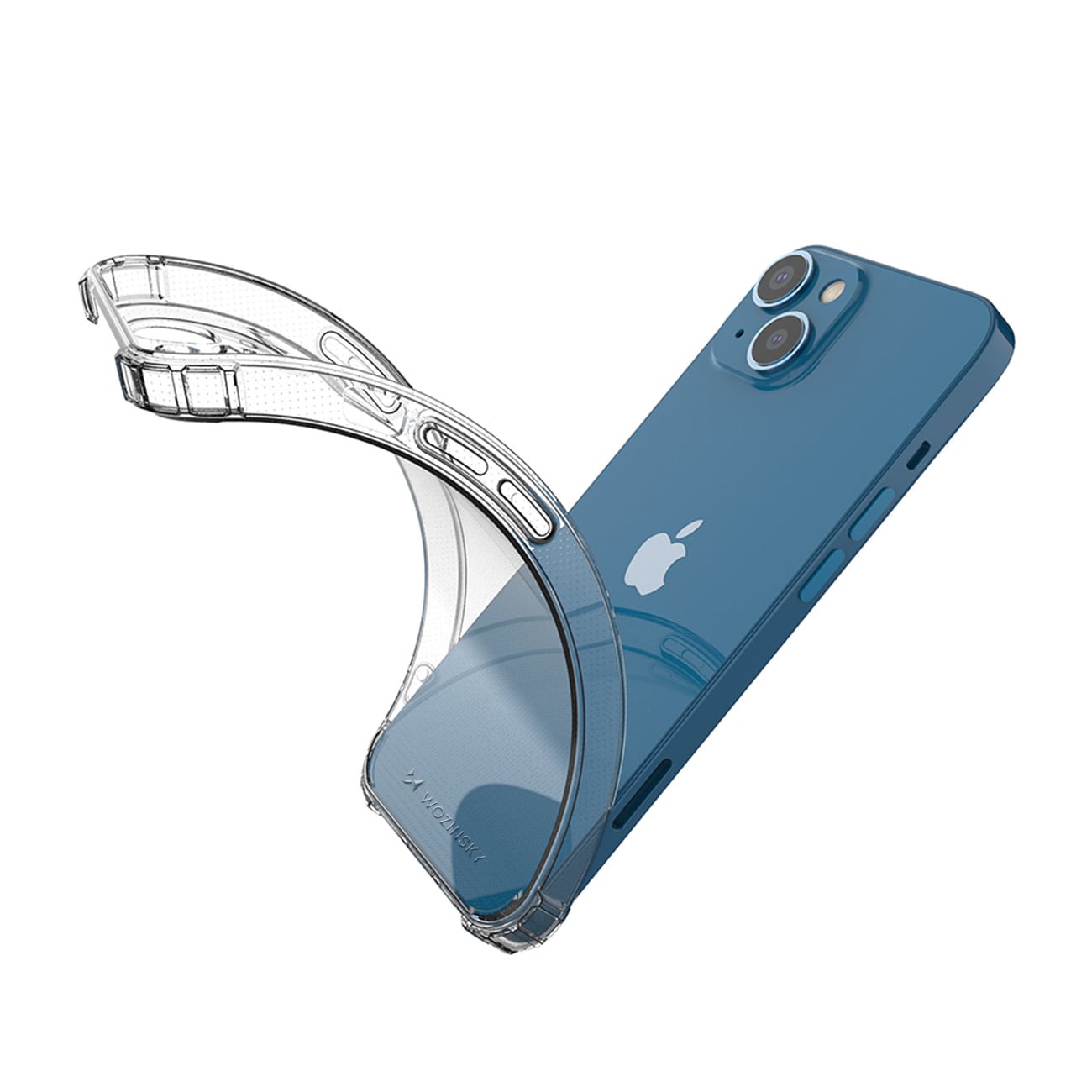 Wozinsky Anti Shock-fodral för iPhone 14 Plus transparent transparent fodral