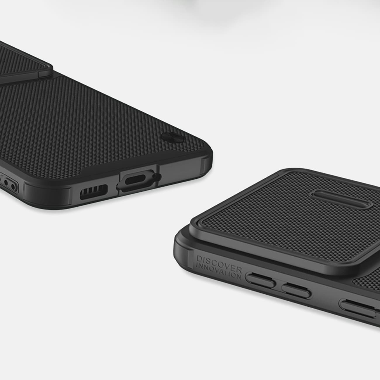 Nillkin Textured S Case för Samsung Galaxy S23+ pansarskydd med kameraskydd svart