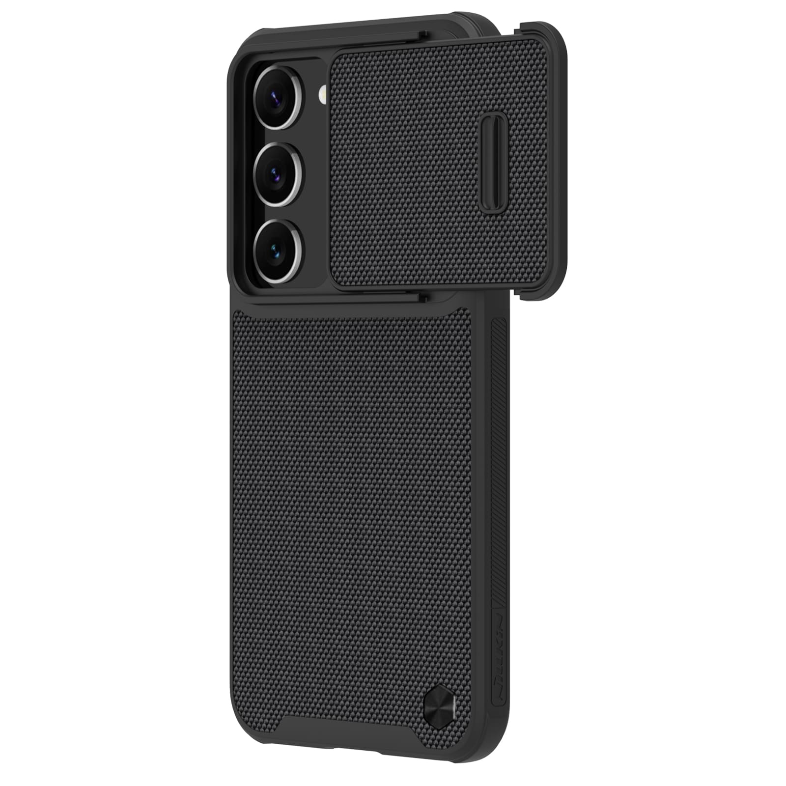 Nillkin Textured S Case för Samsung Galaxy S23+ pansarskydd med kameraskydd svart