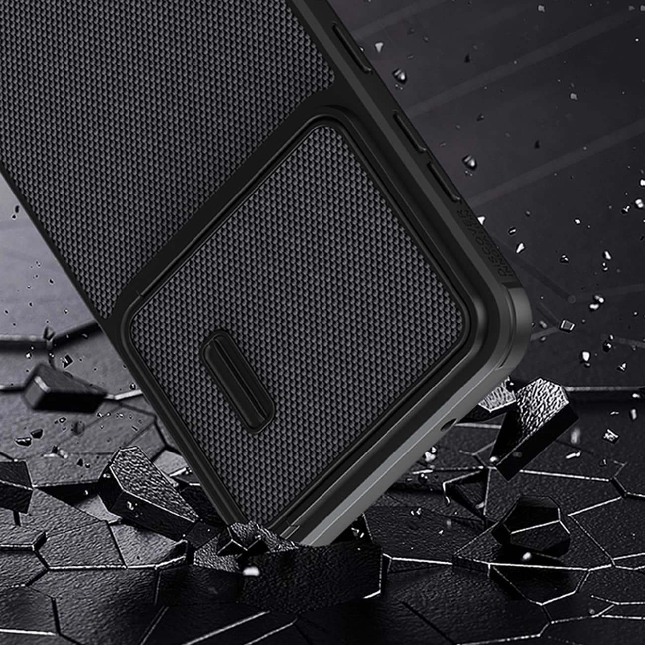 Nillkin Textured S Case för Samsung Galaxy S23+ pansarskydd med kameraskydd svart
