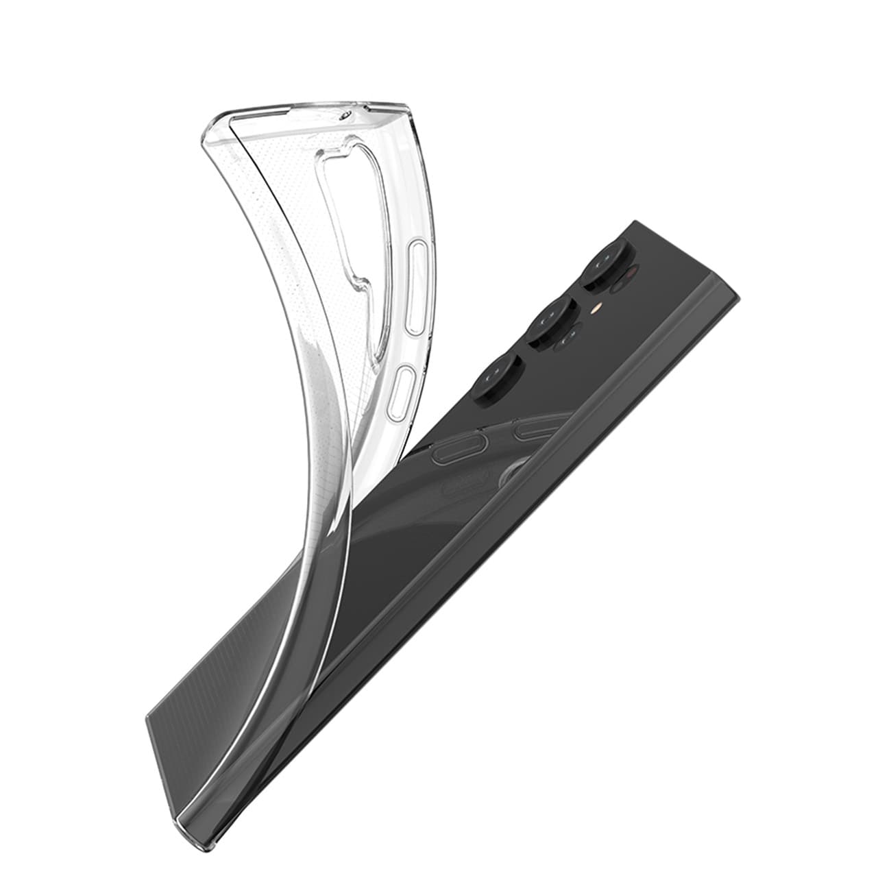 Ultra Clear 0,5 mm etui Samsung Galaxy S23 Ultra tyndt cover gennemsigtigt
