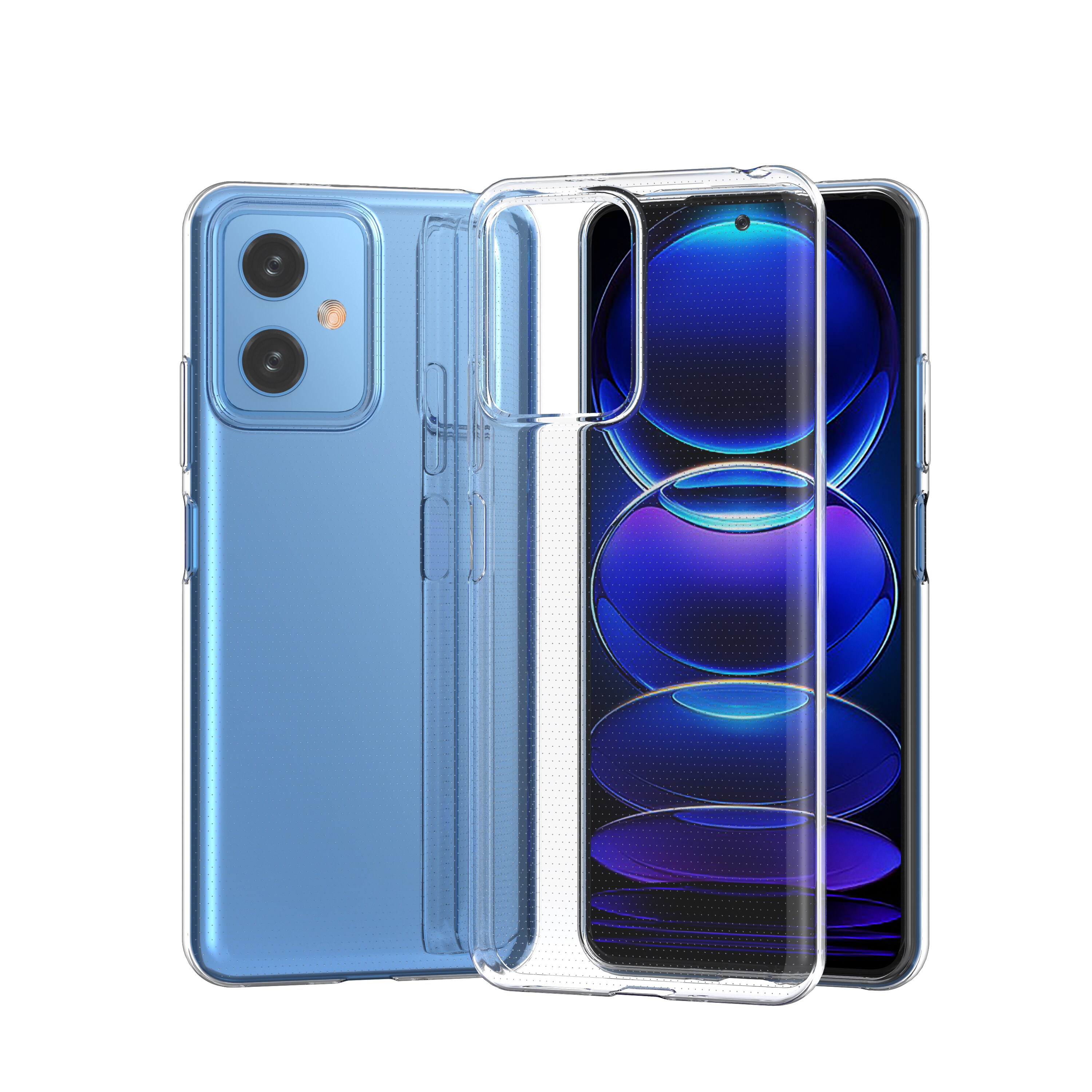 Ultraklart 0,5 mm etui Xiaomi Poco X5 5G / Redmi Note 12 5G Tyndt cover Transparent