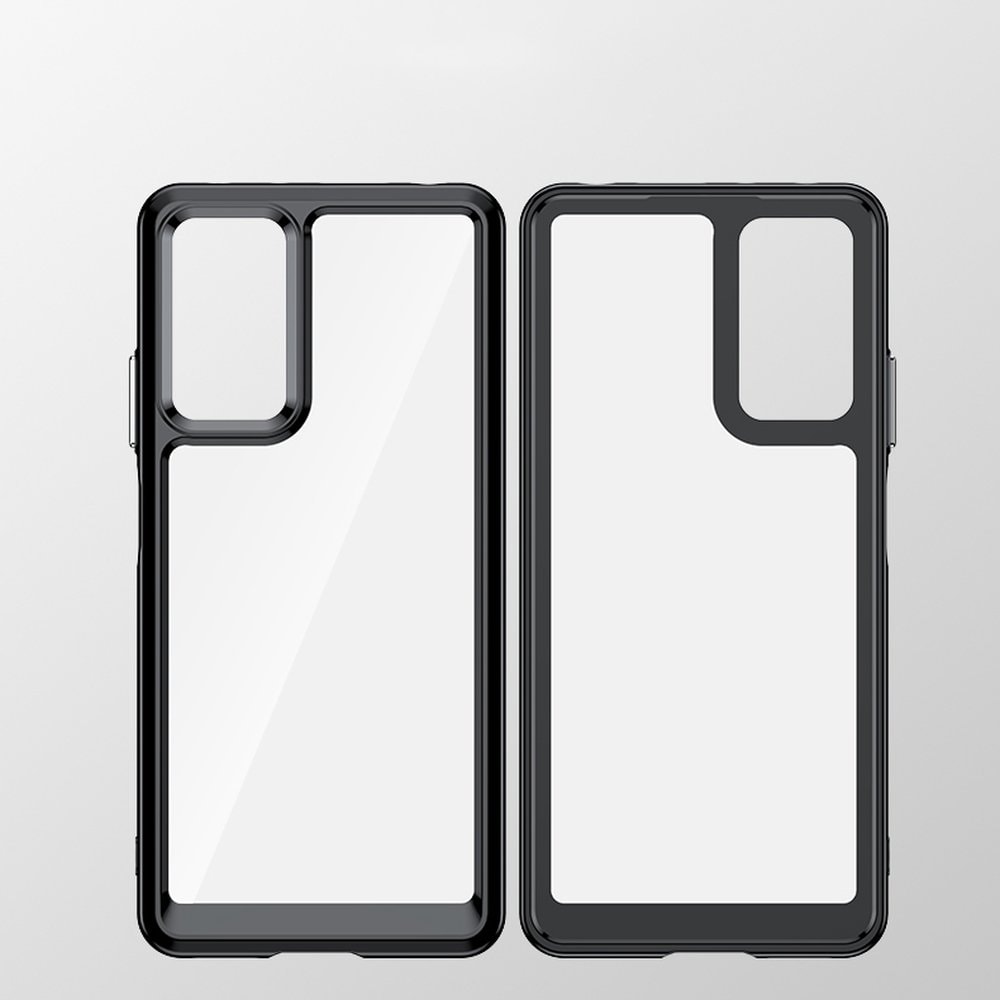 Outer Space Case til Xiaomi Poco X5 5G / Redmi Note 12 5G cover med en fleksibel ramme blå
