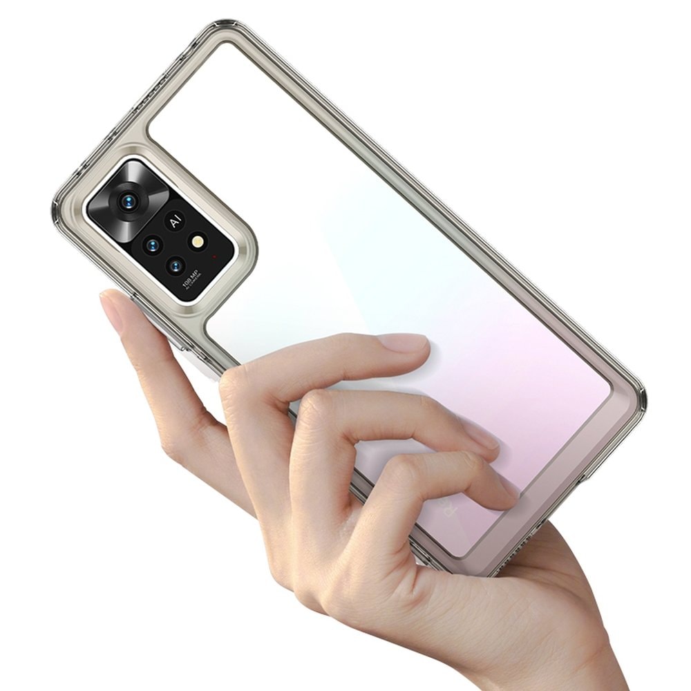 Outer Space Case til Xiaomi Poco X5 5G / Redmi Note 12 5G cover med en fleksibel ramme blå
