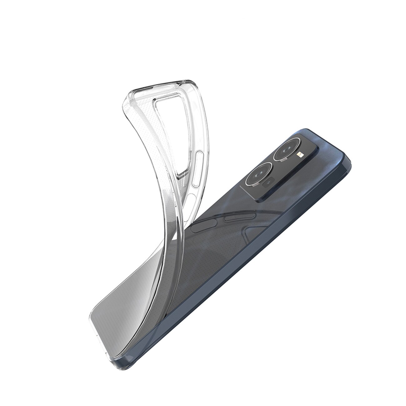 Ultraklart 0,5 mm etui til Vivo Y35 / Vivo Y22 / Vivo Y22s Tyndt cover Transparent
