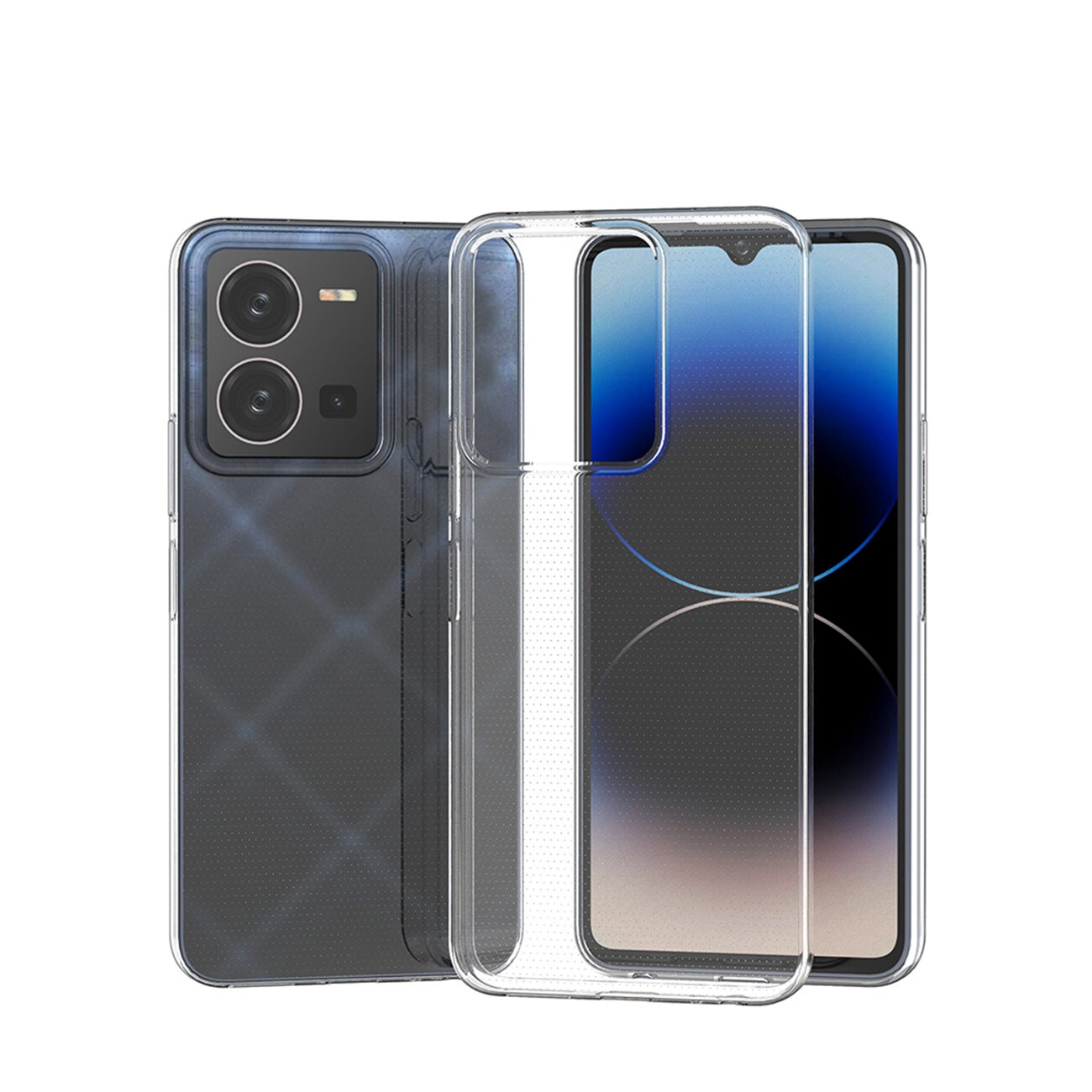 Ultraklart 0,5 mm etui til Vivo Y35 / Vivo Y22 / Vivo Y22s Tyndt cover Transparent