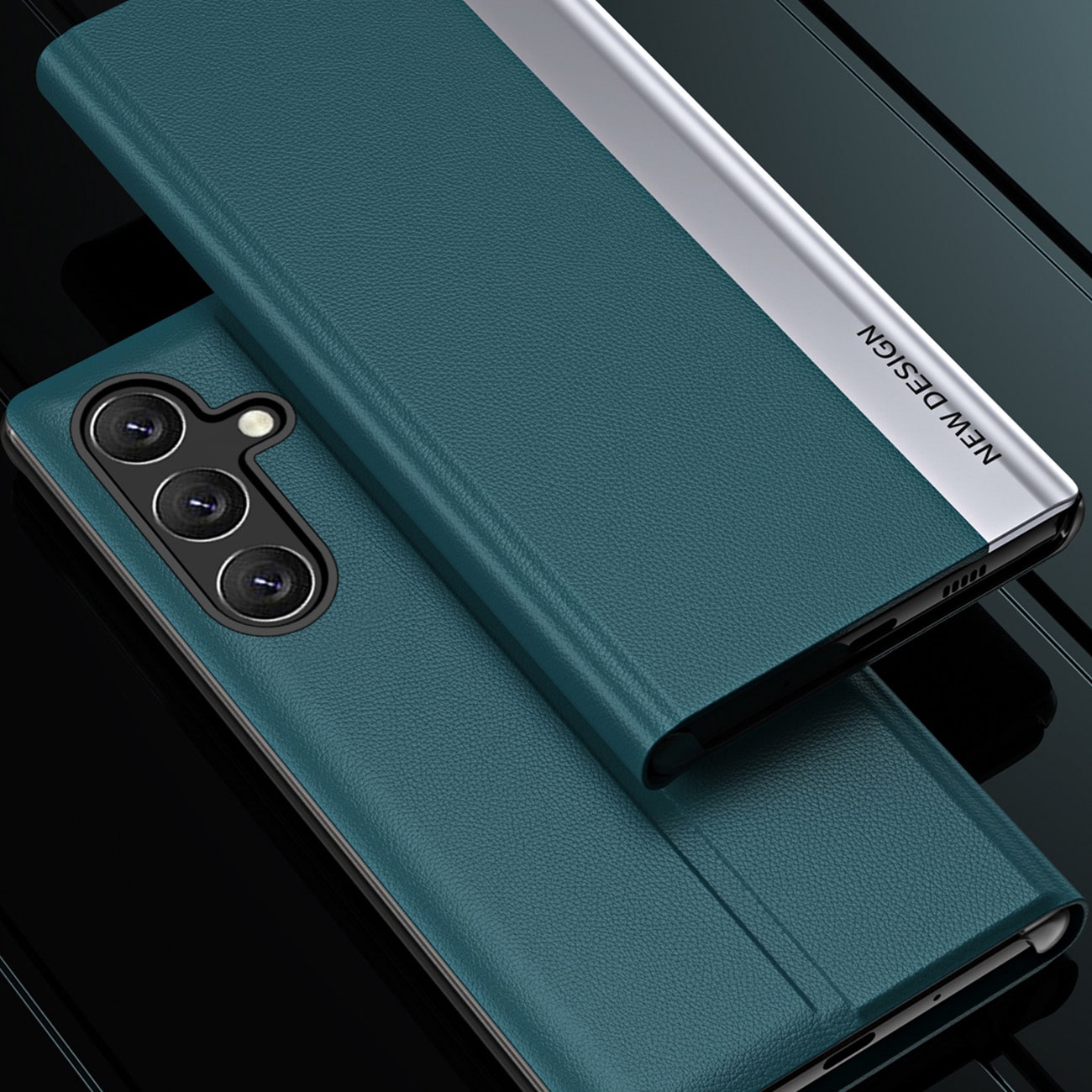 Sleep Case Pro-etui til Xiaomi Redmi Note 12 Pro+ med flipstativ sort