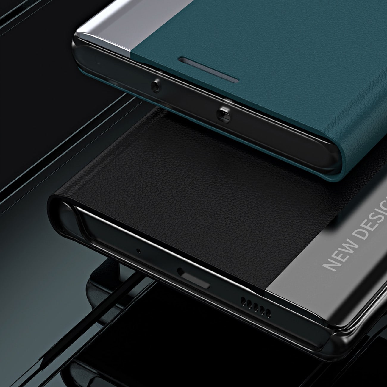 Sleep Case Pro-etui til Xiaomi Redmi Note 12 Pro+ med flipstativ sort