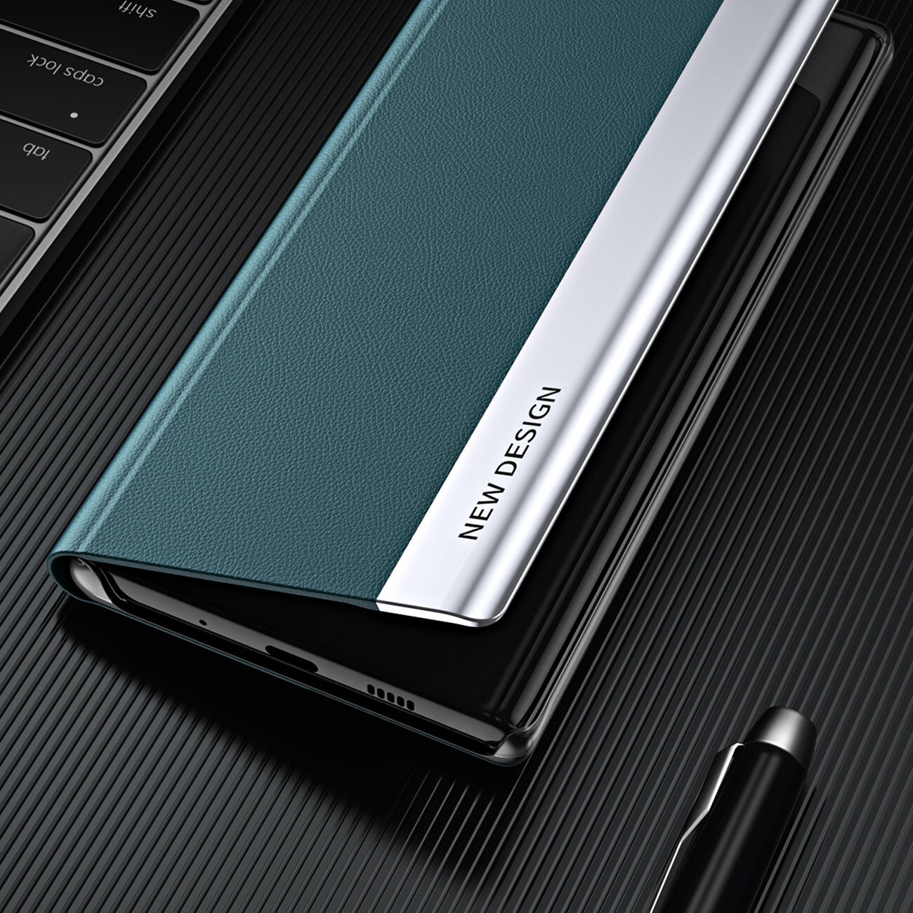 Sleep Case Pro-etui til Xiaomi 13 Lite med flipstativ sort