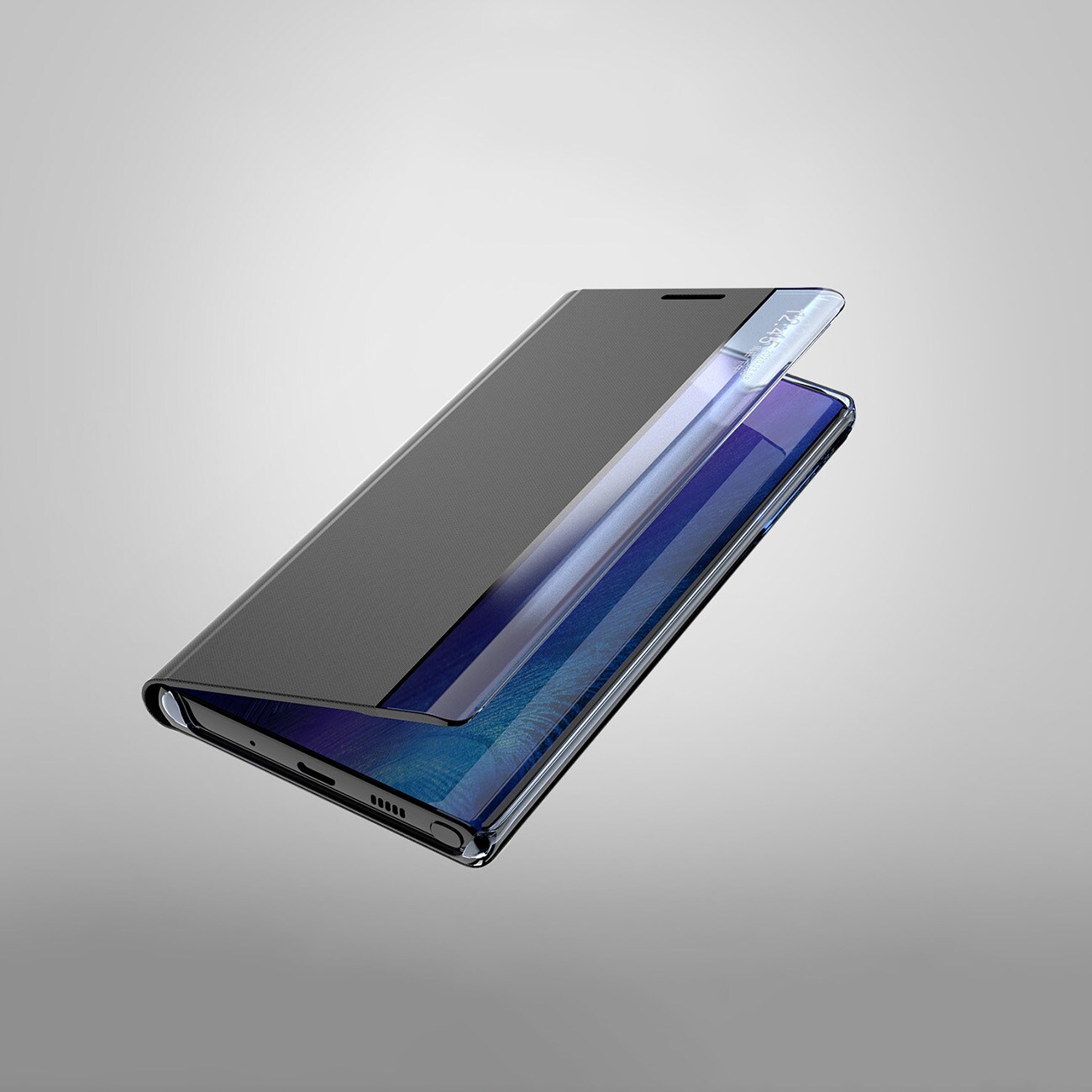Nyt Sleep Case til Xiaomi Redmi Note 12 Pro+ cover med flipstativ blå