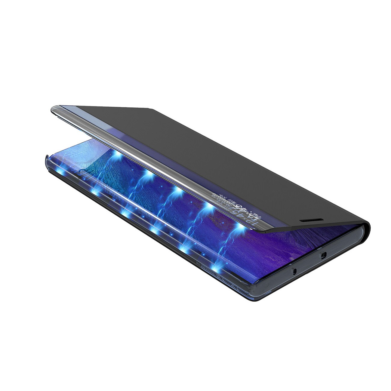 Nyt Sleep Case til Xiaomi Redmi Note 12 Pro+ cover med flipstativ blå