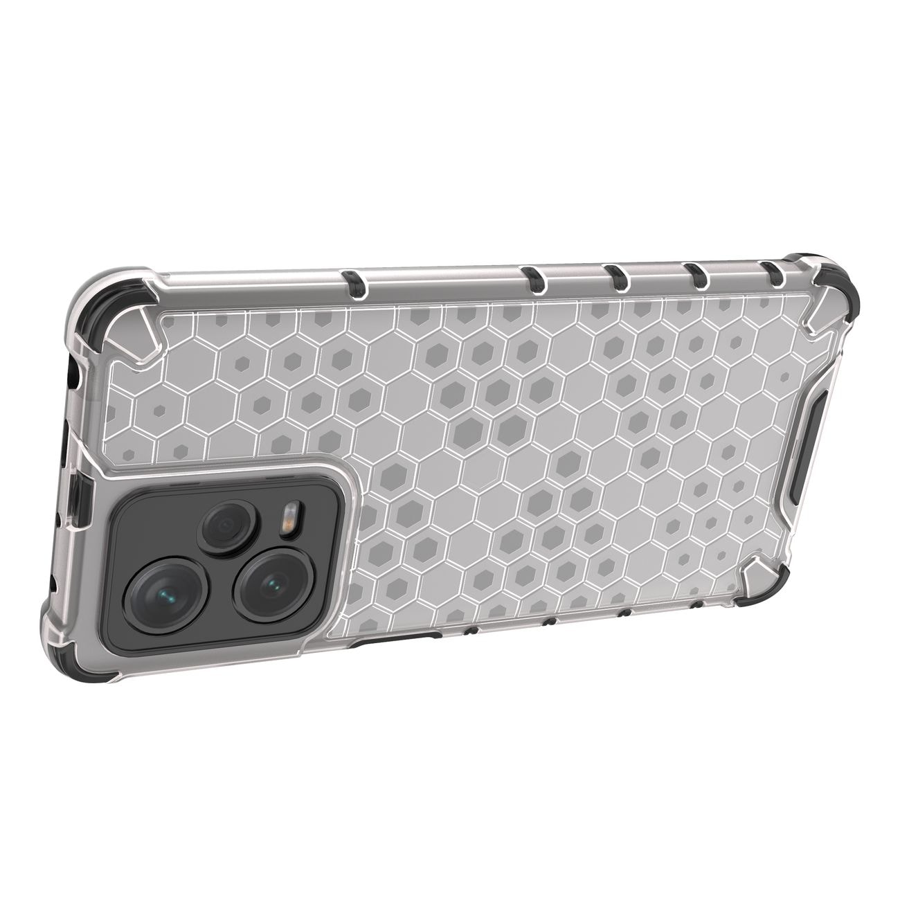 Honeycomb-etui til Xiaomi Redmi Note 12 Pro+ pansret hybridcover sort