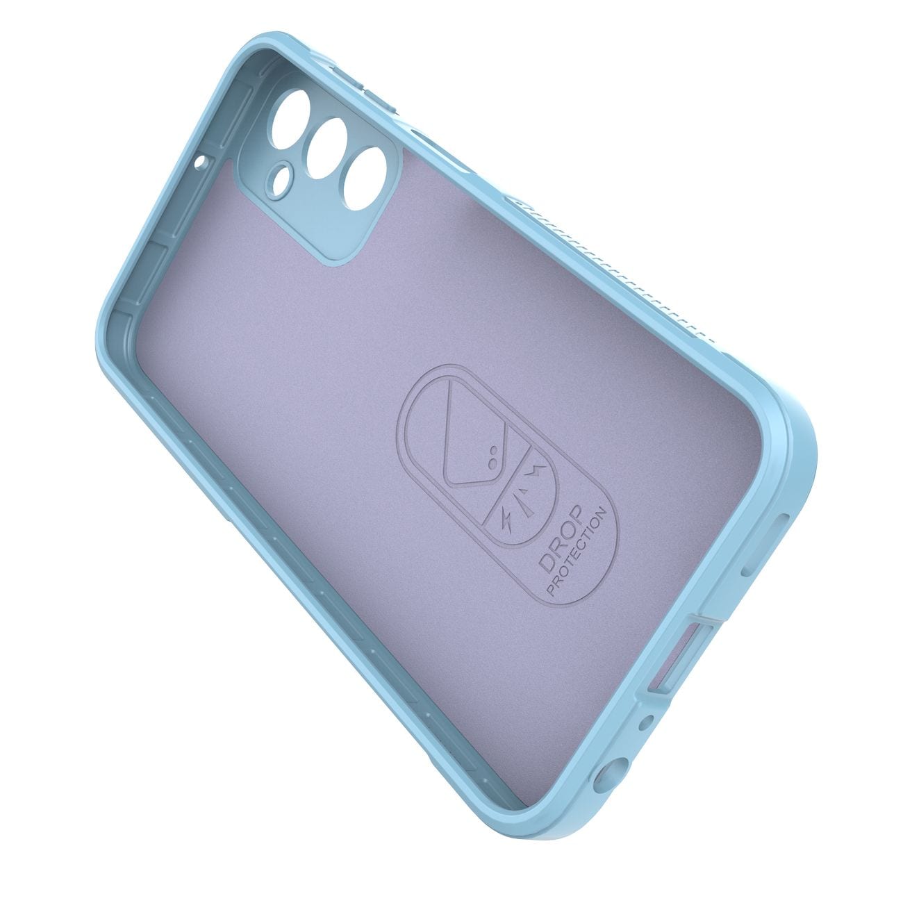 Magic Shield Fodral för Samsung Galaxy A24 4G flexibelt pansarskydd ljusblått