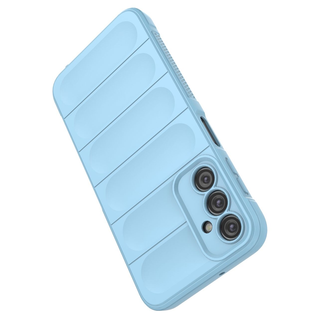 Magic Shield Fodral för Samsung Galaxy A24 4G flexibelt pansarskydd ljusblått