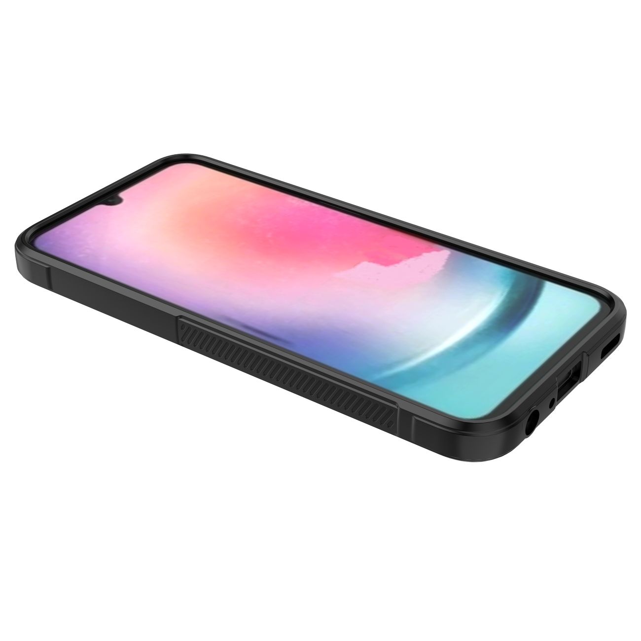 Magic Shield Fodral för Samsung Galaxy A24 4G flexibelt pansarskydd ljusblått