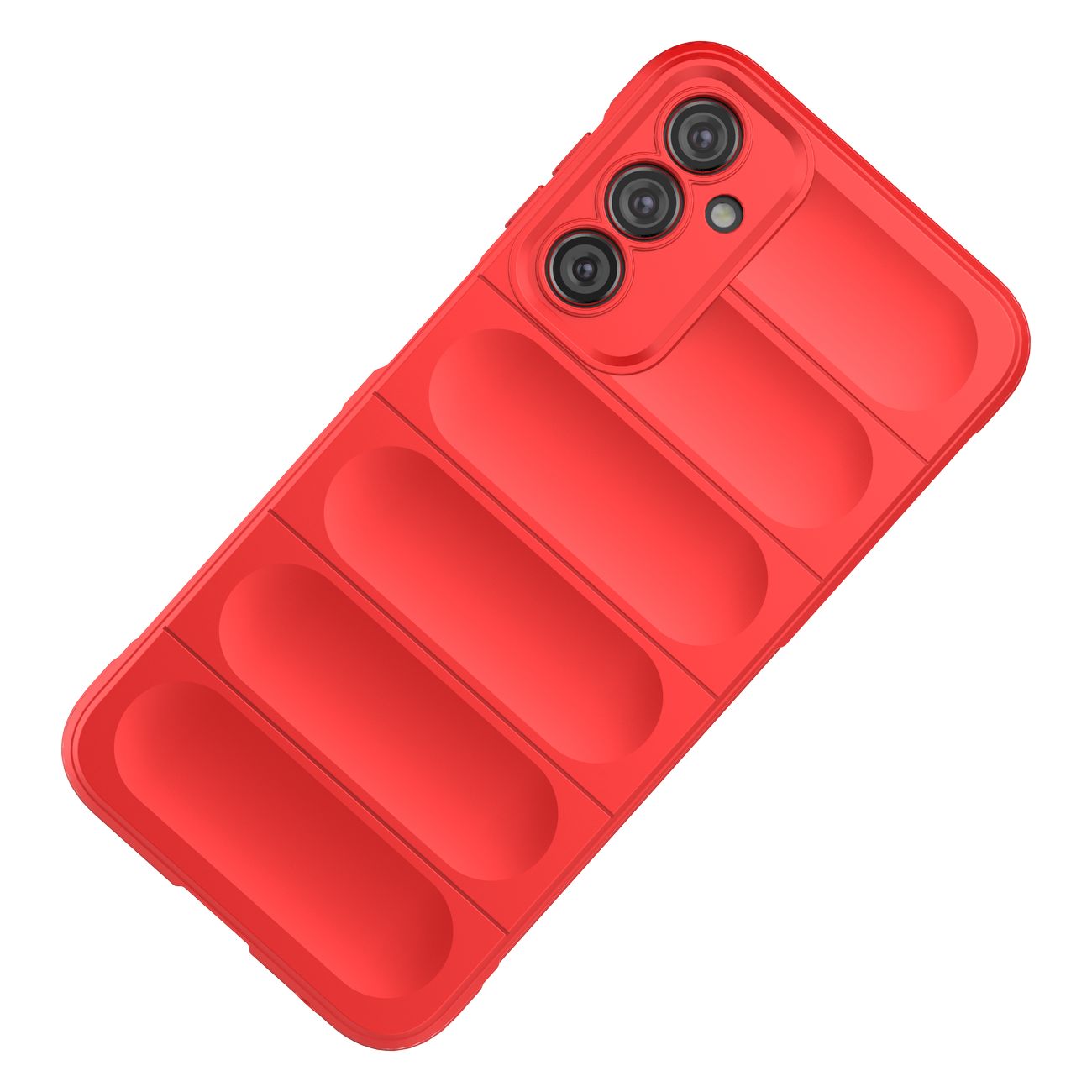 Magic Shield Fodral för Samsung Galaxy A24 4G flexibelt pansarskydd röd