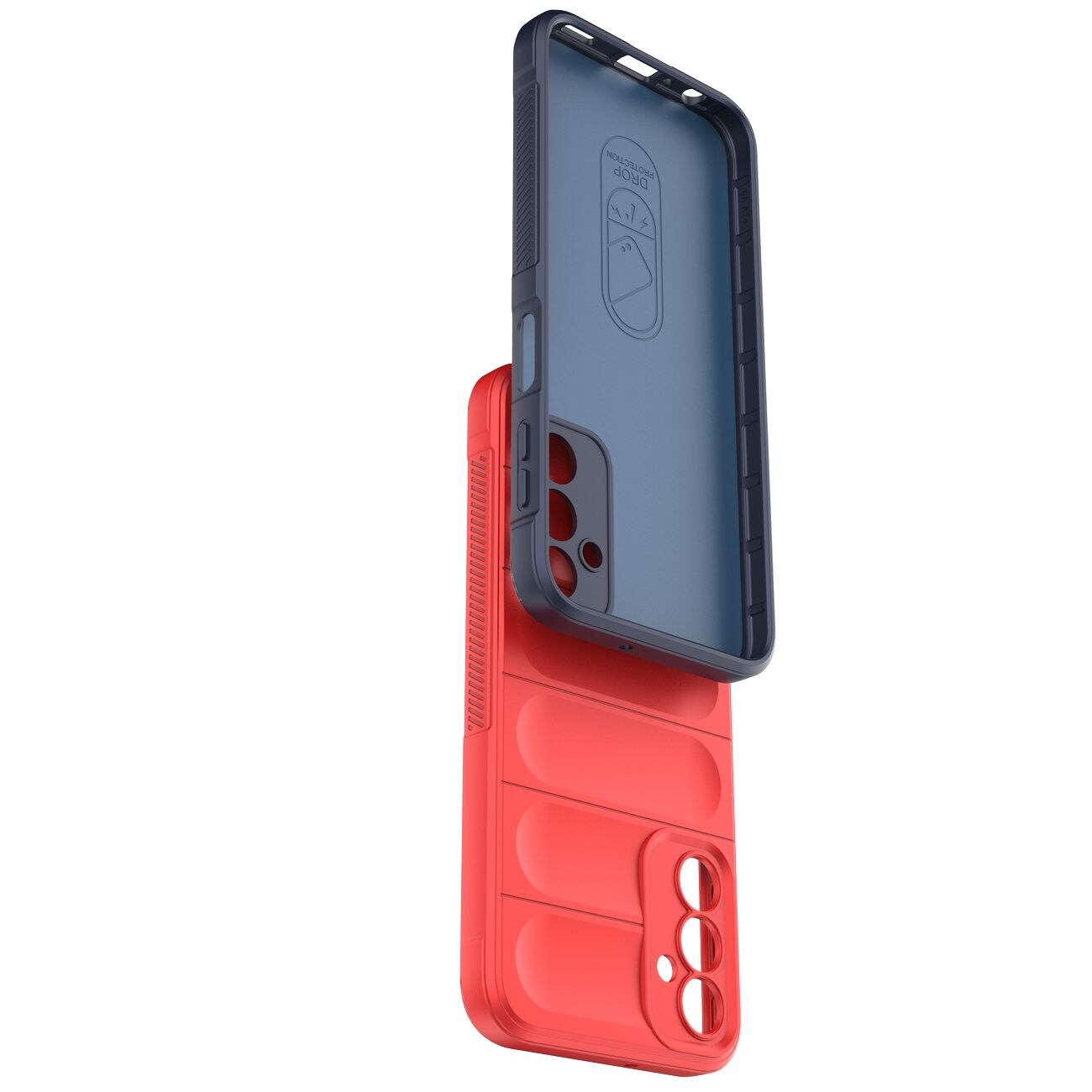 Magic Shield Fodral för Samsung Galaxy A24 4G flexibelt pansarskydd röd