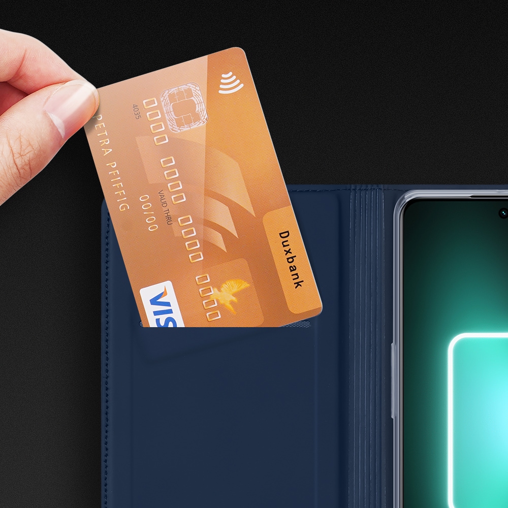 Dux Ducis Skin Pro-etui til Realme GT Neo 5 / Realme GT3 Flip Cover Card Wallet Stand Sort
