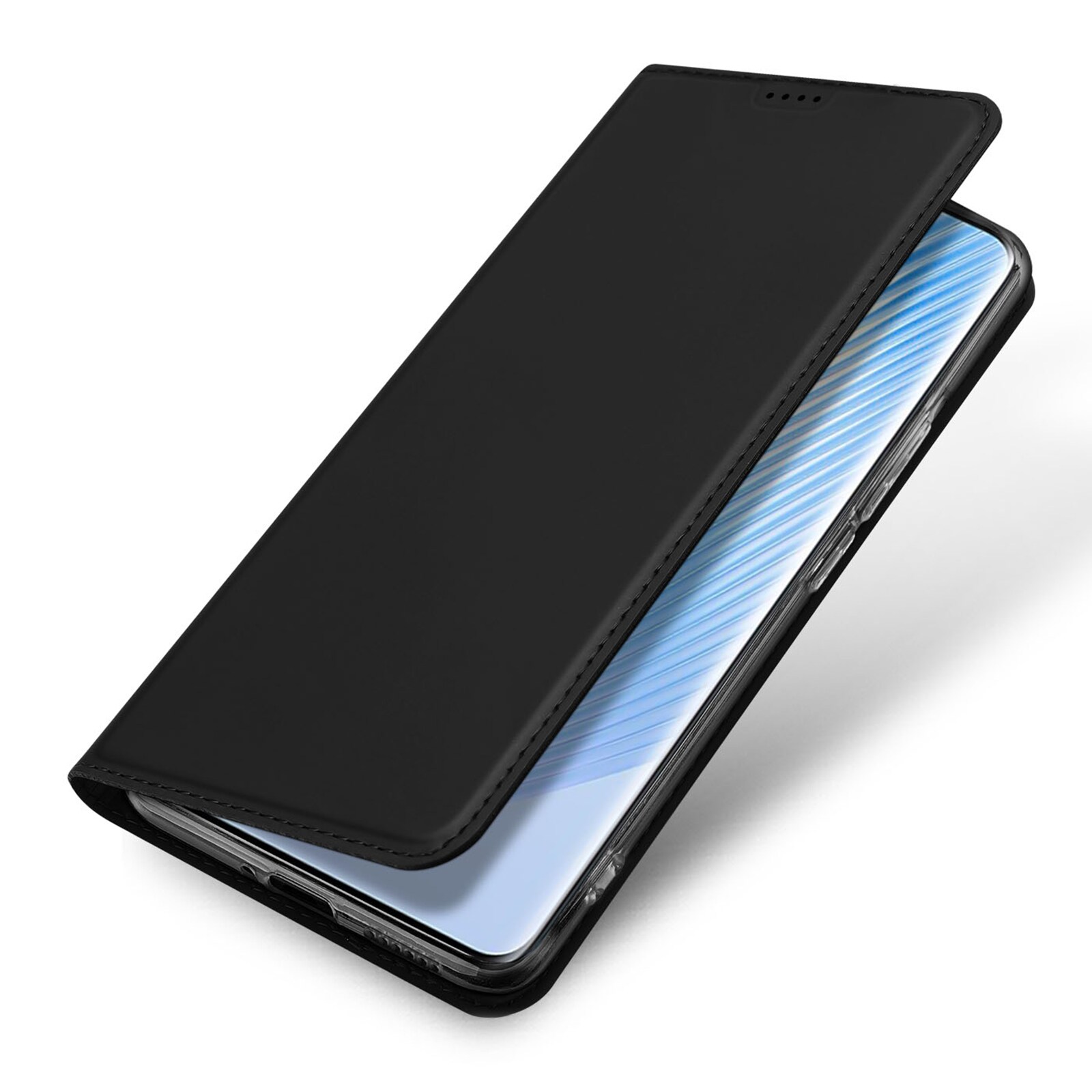 Dux Ducis Skin Pro-etui til Honor Magic5 flip cover kort tegnebog stativ sort