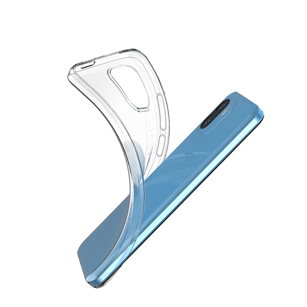 Ultraklart 0,5 mm etui til Xiaomi Redmi A2 / Redmi A1 tyndt cover gennemsigtigt