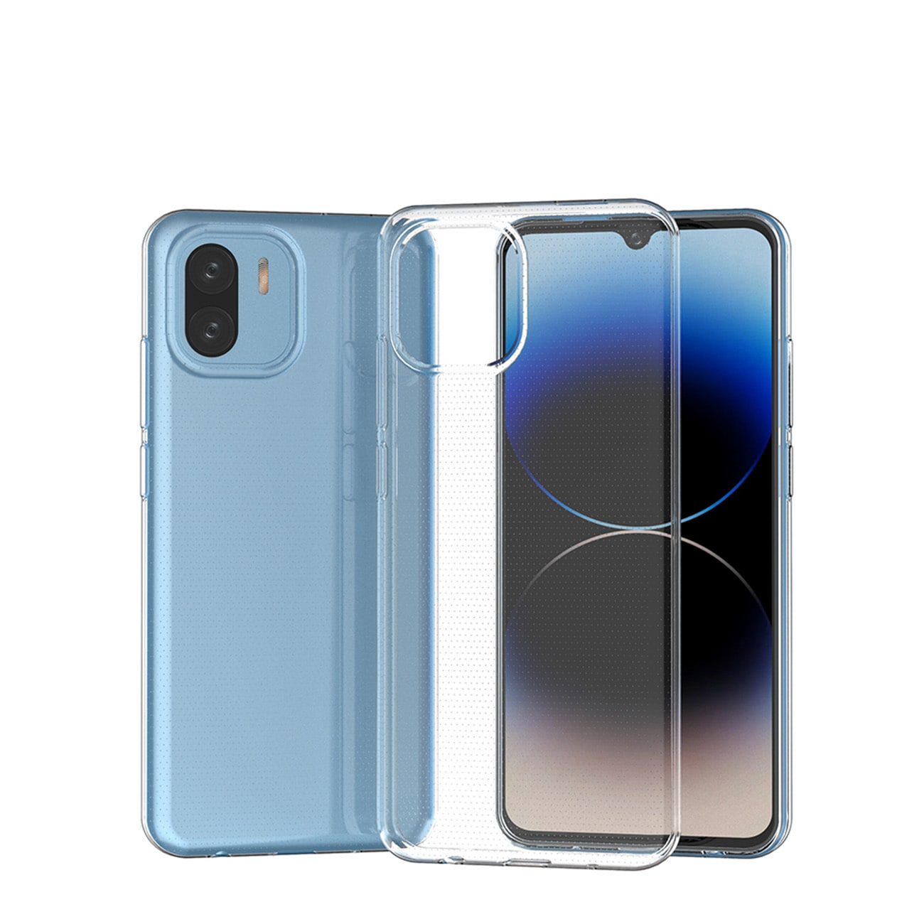 Ultraklart 0,5 mm etui til Xiaomi Redmi A2 / Redmi A1 tyndt cover gennemsigtigt