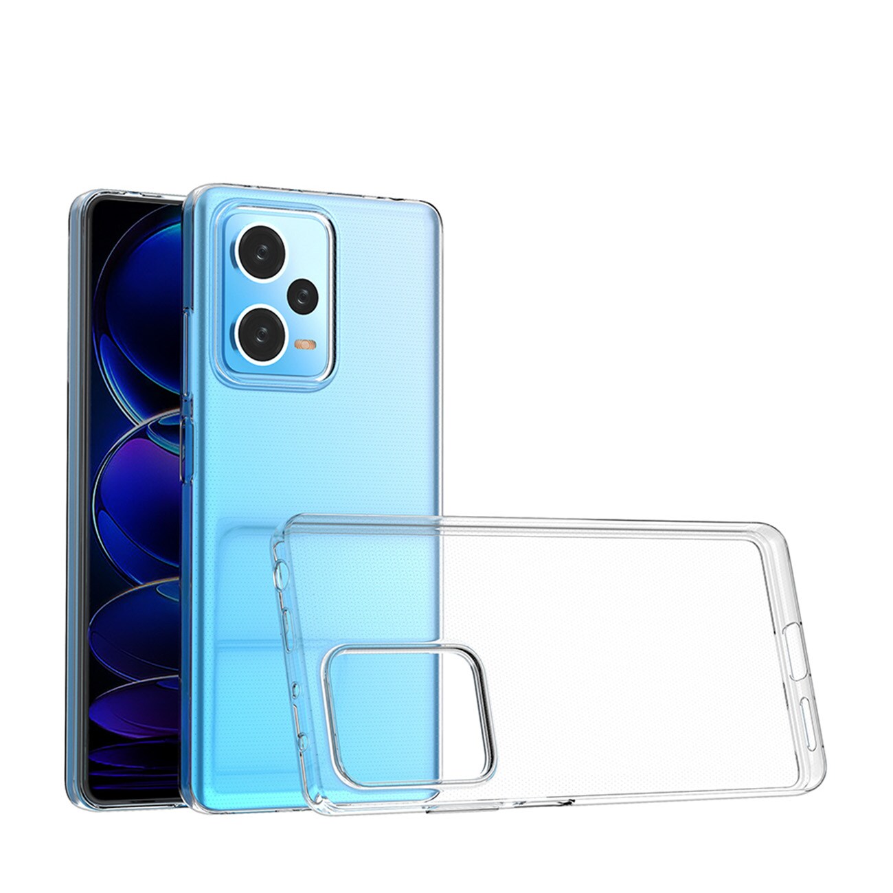 Ultraklart 0,5 mm etui til Xiaomi Redmi Note 12 Pro+ tyndt cover gennemsigtigt