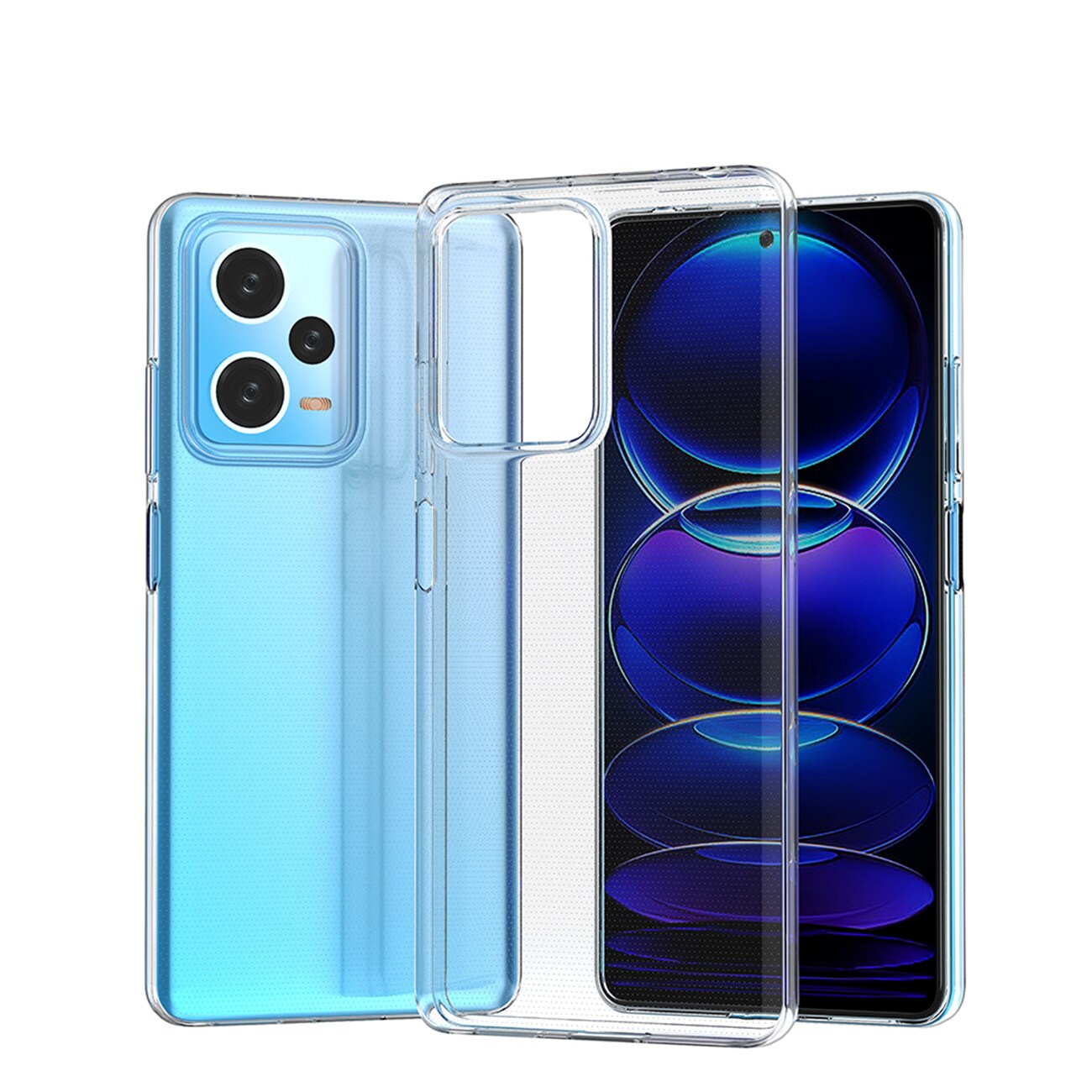 Ultraklart 0,5 mm etui til Xiaomi Redmi Note 12 Pro+ tyndt cover gennemsigtigt
