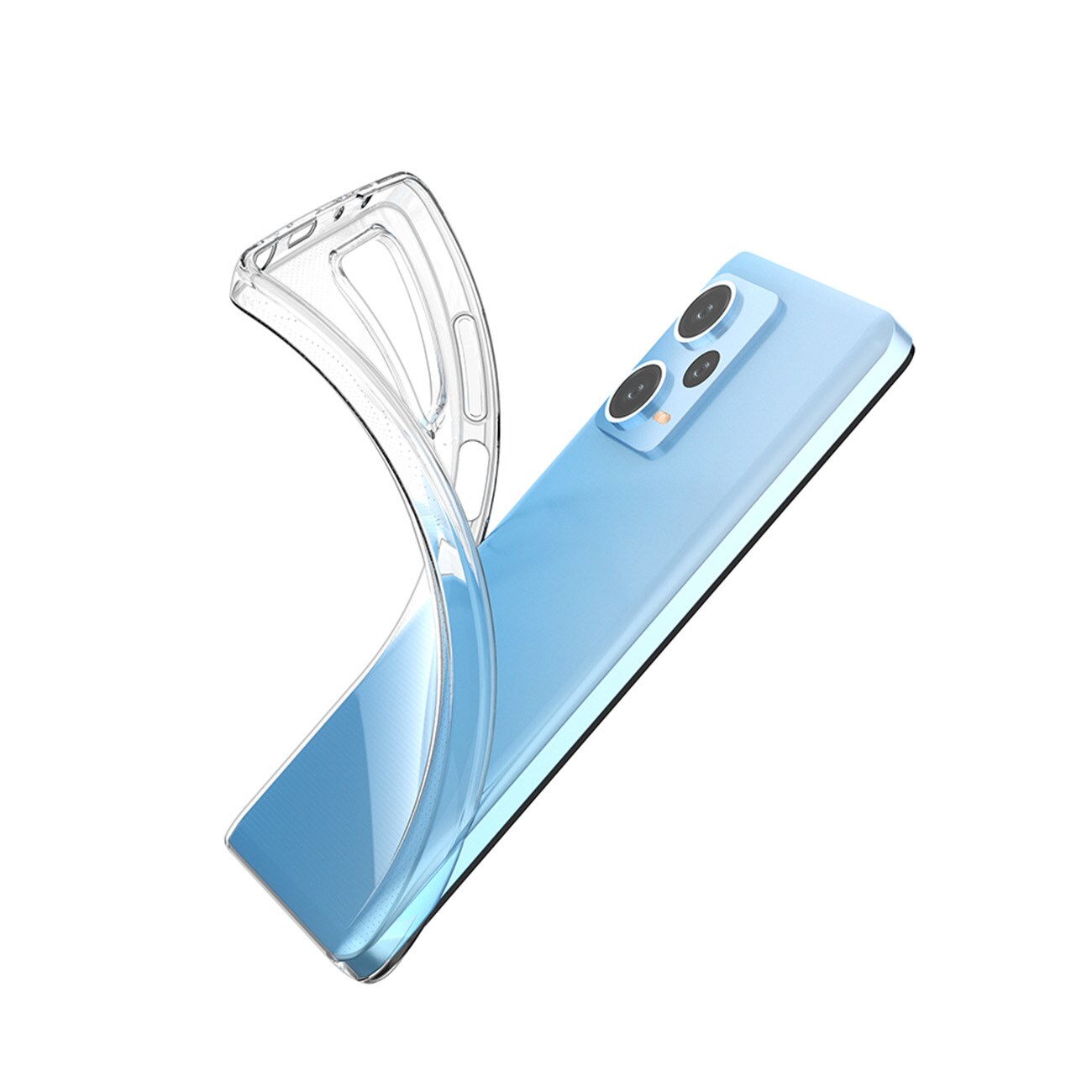 Ultraklart 0,5 mm etui til Xiaomi Redmi Note 12 Pro+ tyndt cover gennemsigtigt
