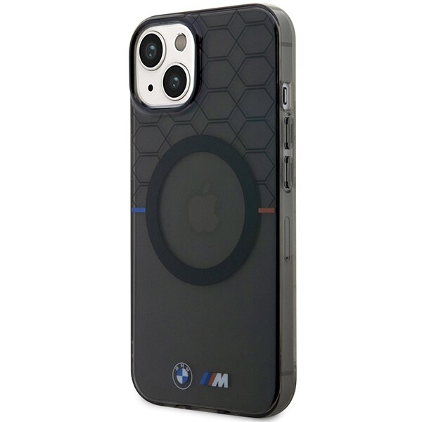 Etui BMW BMHMP14SHGPK iPhone 14 6,1" grå/grå Mønster MagSafe