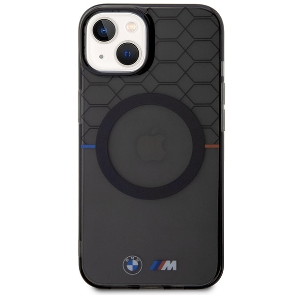 Etui BMW BMHMP14SHGPK iPhone 14 6,1" grå/grå Mønster MagSafe