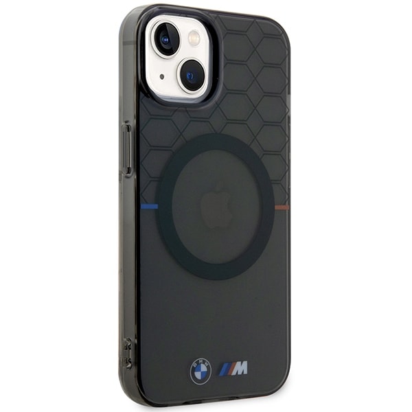 Etui BMW BMHMP14SHGPK iPhone 14 6,1" grå/grå Mønster MagSafe