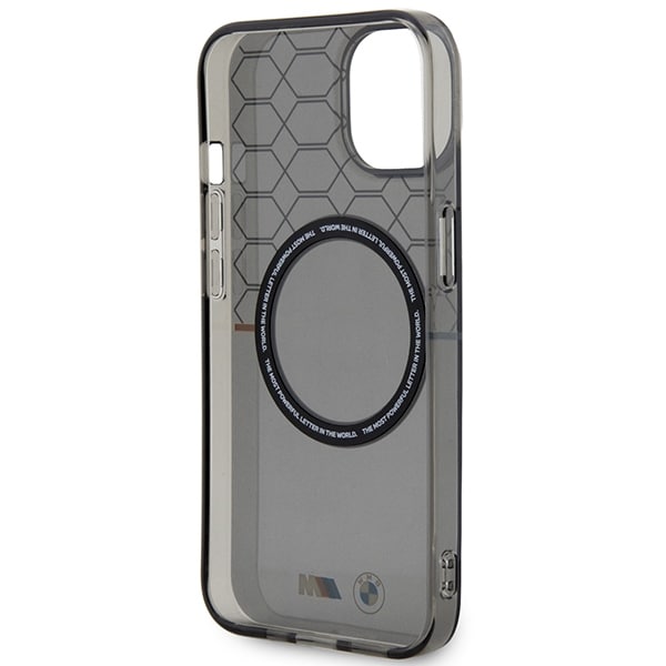 Etui BMW BMHMP14SHGPK iPhone 14 6,1" grå/grå Mønster MagSafe