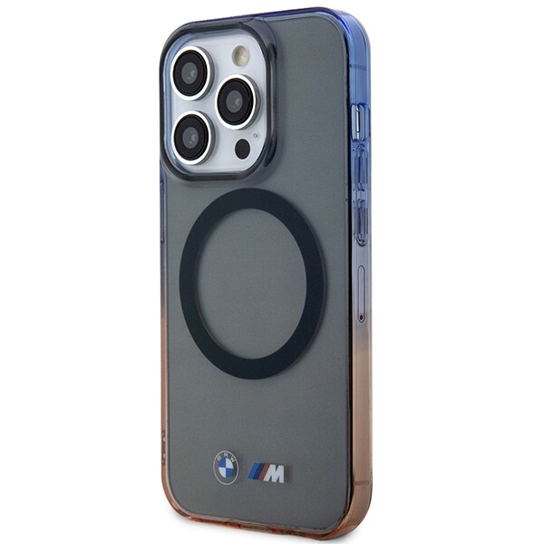 Fodral BMW BMHMP14XHTGE iPhone 14 Pro Max 6,7" grå/grå hårdplastfodral Gradient Bumper MagSafe